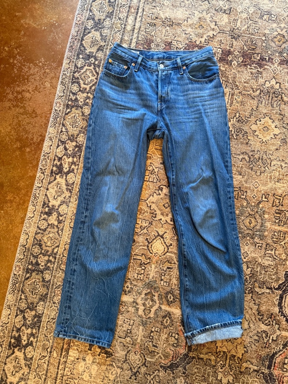 Levi's Women's Blue Straight Leg Jeans